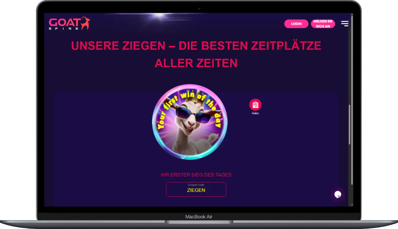 Bonus im Goat Spins Casino