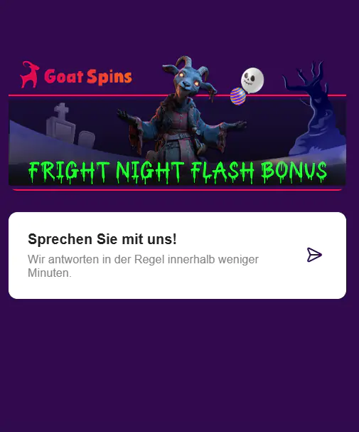 Goat Spins Casino Online-Chat